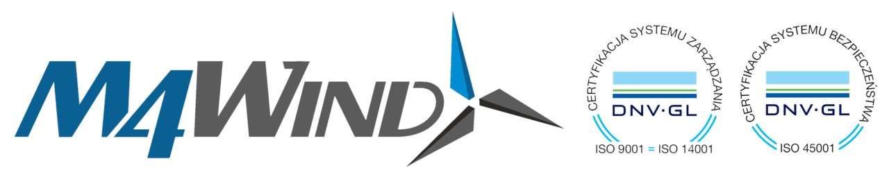 M4Wind DNV GL certificates for ISO 9001, ISO 14001 and ISO 45001